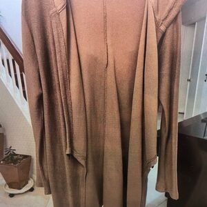 Men's Brown Cardigan Sweater